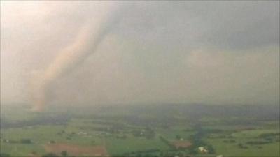 A tornado near Oklahoma City