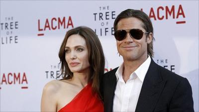 Angelina Jolie and Brad Pitt