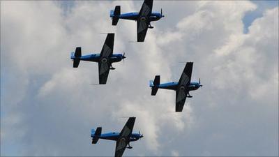 Blades at Southend Air Festival 2010