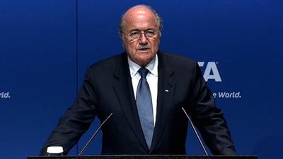 Fifa president Sepp Blatter