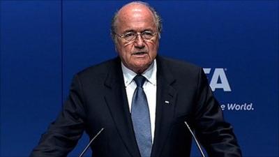 Fifa president Sepp Blatter