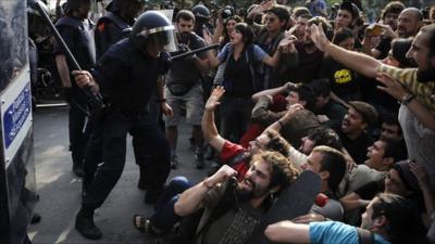 Protests in Spain