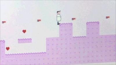 A screenshot of a video game developed at Babycastles' game jam