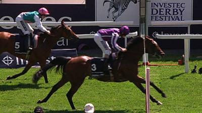 St Nicholas Abbey crosses the finish line ahead of Midday