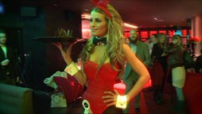 Waitress in Playboy club