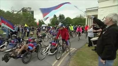 Help for Heroes cycle event