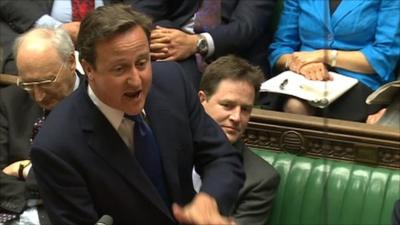 David Cameron at PMQs