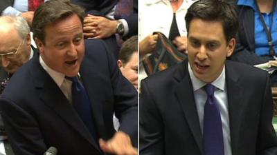 David Cameron and Ed Miliband