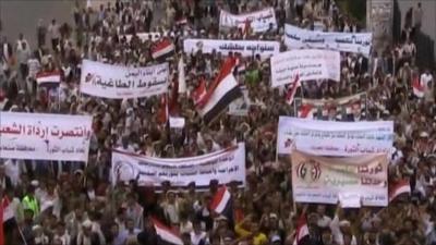 Protest in Sanaa