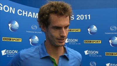 Andy Murray after his win at Queen's