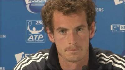 World tennis number four Andy Murray