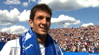 James Ward loses to Jo-Wilfred Tsonga at Queen's