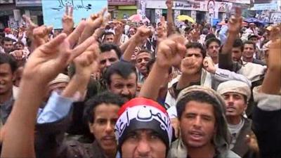 Anti-Saleh protesters