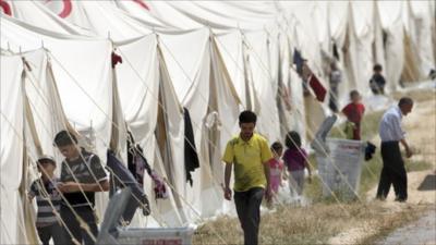 Syrian refugees in Turkey