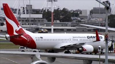 Qantas plane