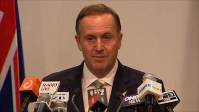 New Zealand Prime Minister John Key