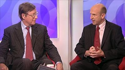 Max Hastings and John Healey