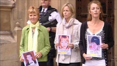 Sarah Godwin, Kate McCann and Nicki Durbin