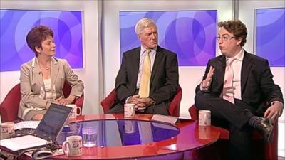 Hazel Blears, Lord Parkinson and Sam Coates