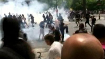 Athens clashes