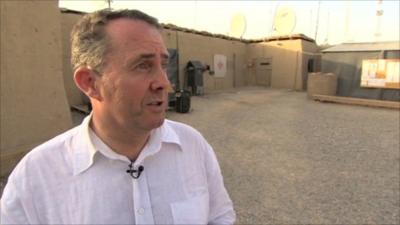 The Defence Secretary, Liam Fox