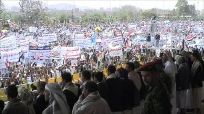 Pro Saleh supporters