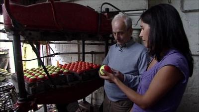 Inside the Price tennis ball factory