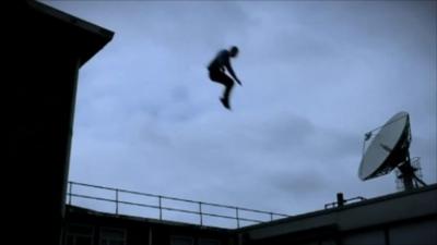 Freerunner at BBC Television Centre