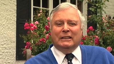 BBC golf commentator Peter Alliss