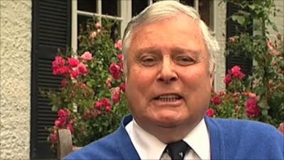 BBC golf commentator Peter Alliss