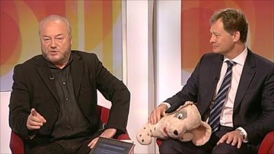 George Galloway and Matthew Offord