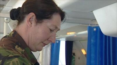 Julie Jones works with the Royal Auxiliary Air Force