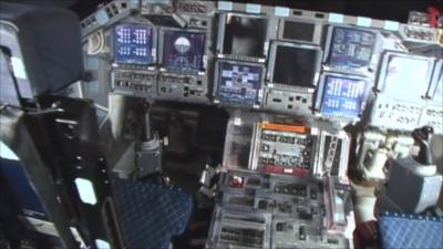 Discovery's flight control dashboard