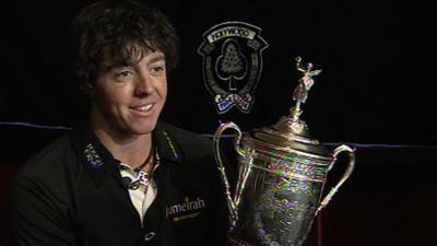 US Open champion Rory McIlroy