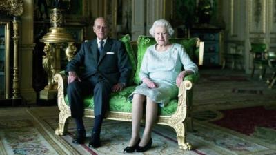 Queen Elizabeth II and the Duke of Edinburgh