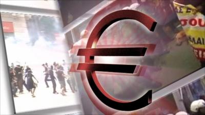 Graphic of the euro