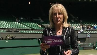 Tracy Austin at Wimbledon