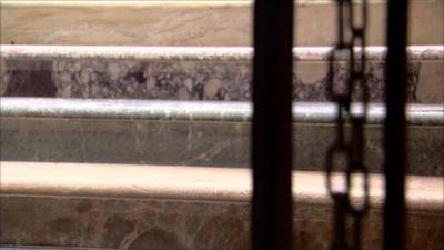 The Scotsman's steps have been reclad in marble