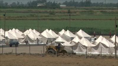 Refugee camp in Turkey