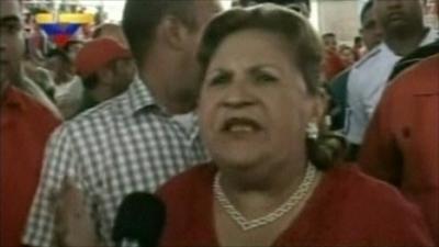 Mother of president Chavez