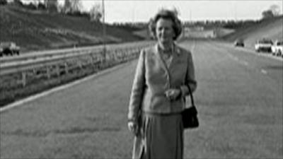 Margaret Thatcher and handbag