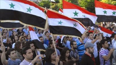 Syrian peace demo