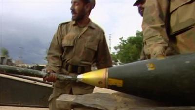 Soldiers with warheads