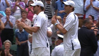 Bryan brothers win men's doubles tile