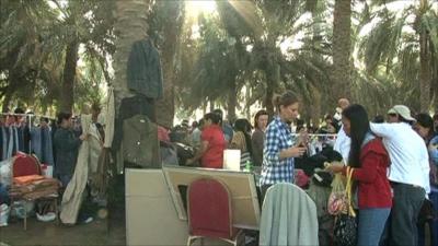 Buying and selling at Dubai's flea market