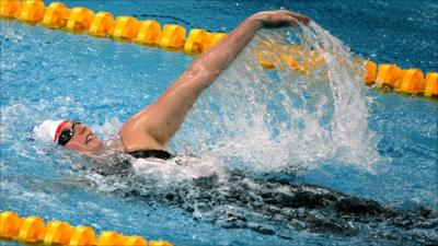 Paralympic swimming champion Heather Frederiksen