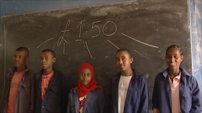 An Ethiopian school currently receives money per student