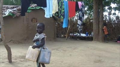 A southern Sudanese refugee child