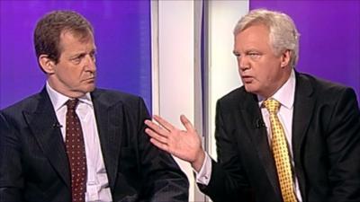 Alastair Campbell and David Davis