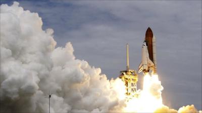 Atlantis lifts off on her final mission